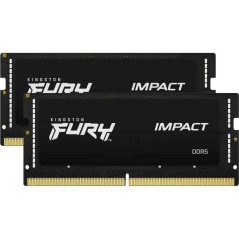 Kingston FURY Impact DDR5 SDRAM 32GB kit CL40 On-die ECC SO DIMM 262-PIN